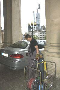 Stickstoffbefüllung